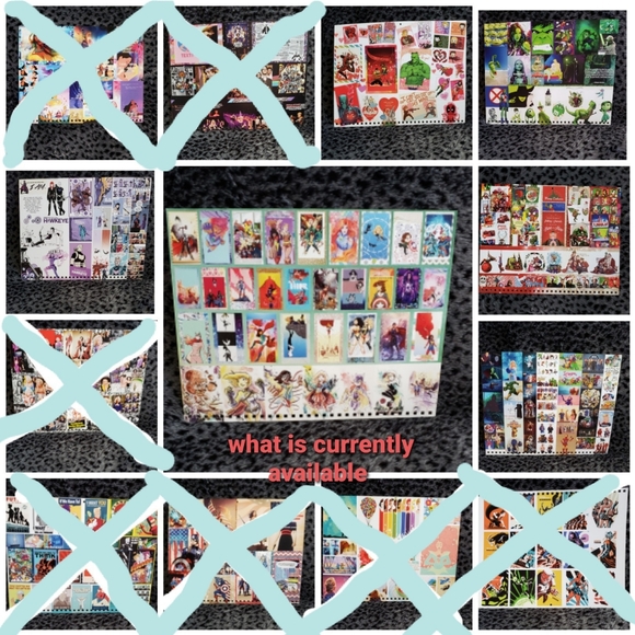 Van Gogh Pop Culture Parody Wall Art Disney Comics Collage Poster - Picture 8 of 13